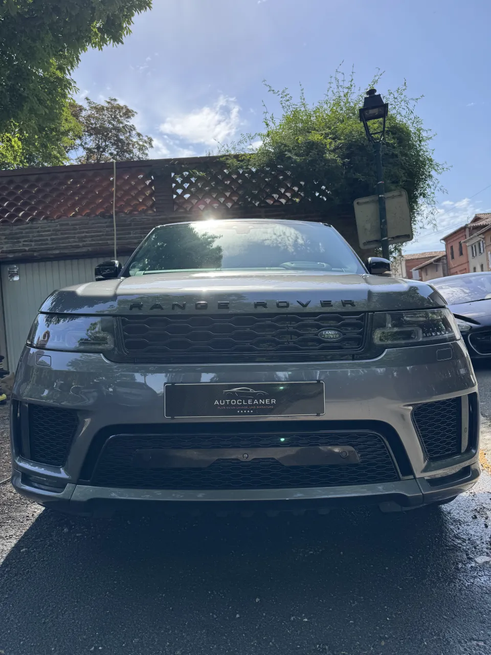 Range Rover Sport gris après nettoyage complet à Toulouse Est
